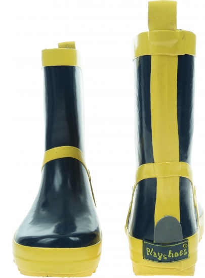 Granatowe Kalosze PLAYSHOES Basic Rubber Boots 184399
