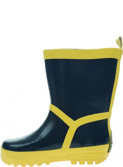 Granatowe Kalosze PLAYSHOES Basic Rubber Boots 184399