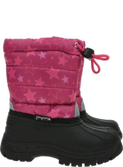Różowe Śniegowce PLAYSHOES 193015