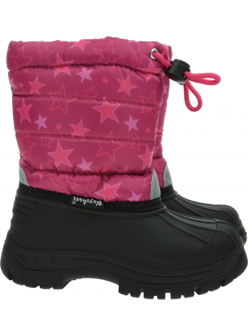Różowe Śniegowce PLAYSHOES 193015