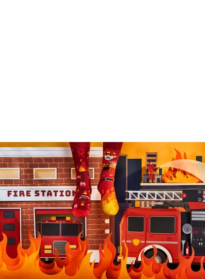 Kolorowe Skarpetki MANY MORNINGS The Fireman