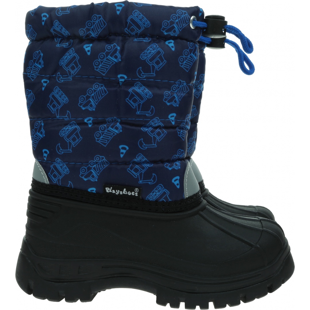 Granatowe Śniegowce PLAYSHOES 193014