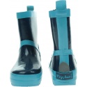 Niebieskie Kalosze PLAYSHOES Basic Rubber Boots 184399 Blue