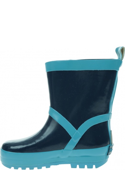Niebieskie Kalosze PLAYSHOES Basic Rubber Boots 184399 Blue