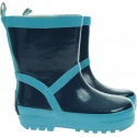 Niebieskie Kalosze PLAYSHOES Basic Rubber Boots 184399 Blue