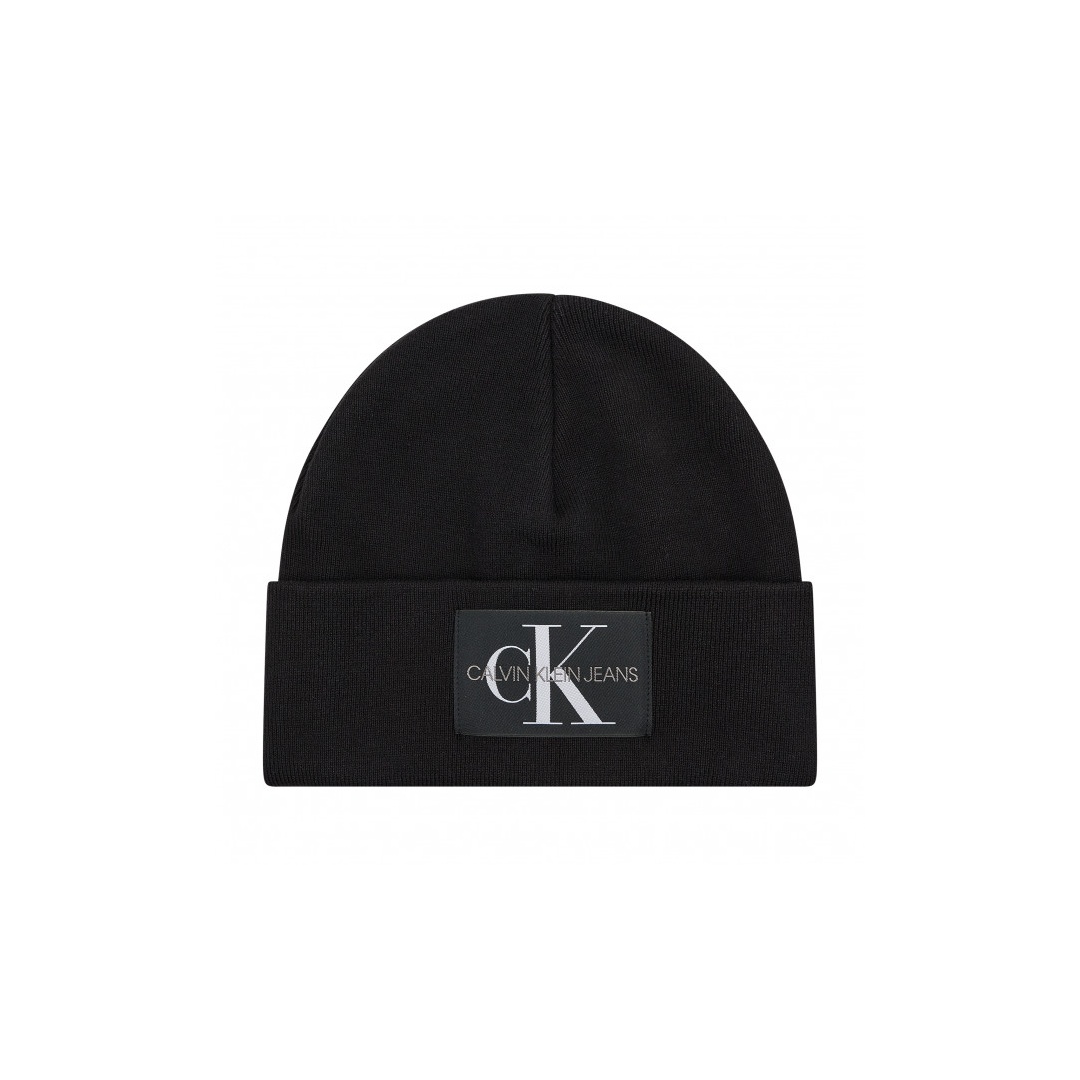 Czarna Czapka Zimowa CALVIN KLEIN JEANS Beanie K50K507052 BDS