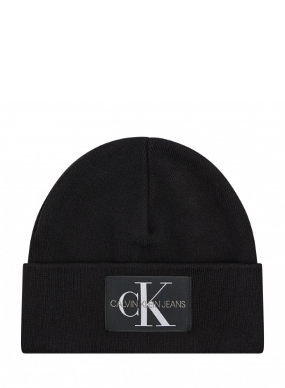 Czarna Czapka Zimowa CALVIN KLEIN JEANS Beanie K50K507052 BDS