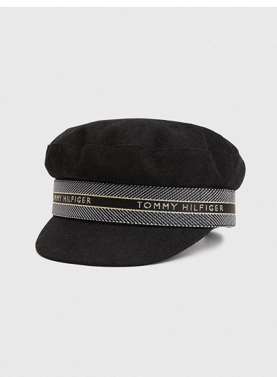 Sztruksowa Czapka Typu Baker TOMMY HILFIGER AW0AW10997 BDS