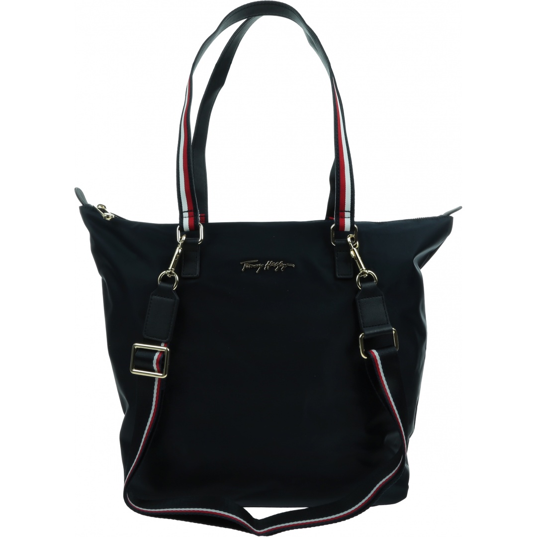 Torebka TOMMY HILFIGER Im New Nylon Medium Tote AW0AW11165 DW5