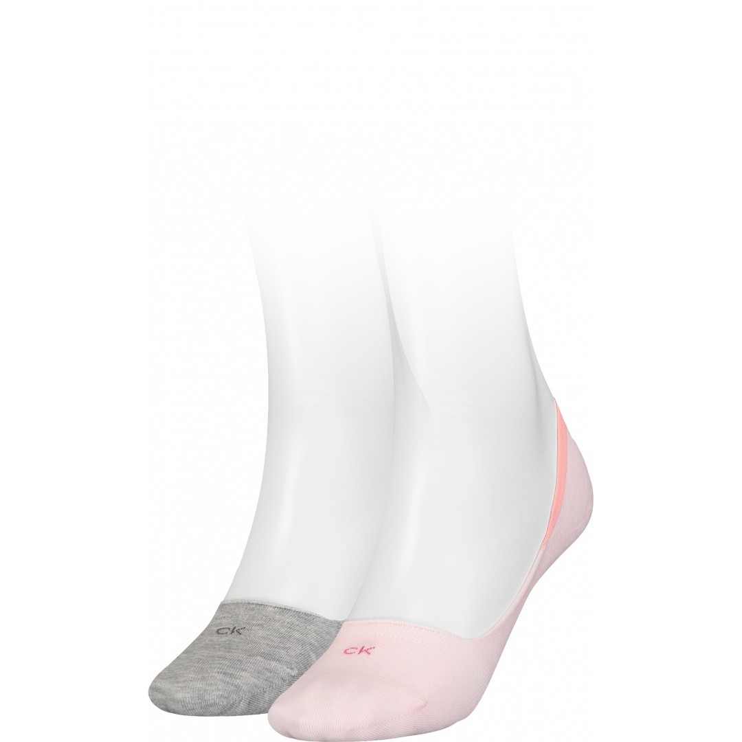 Skarpetki Damskie CALVIN KLEIN 701218767 003 CK Women Footie Low Cut 2P