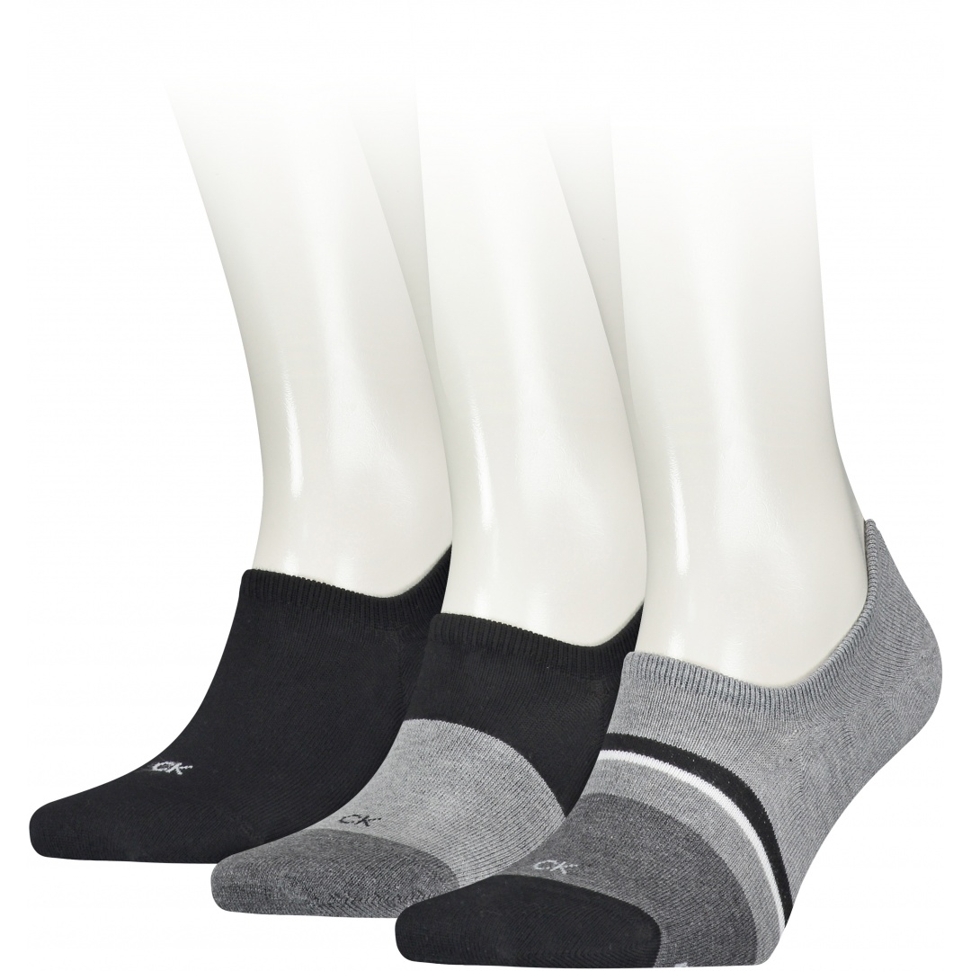 Skarpetki Męskie CALVIN KLEIN 701218904 001 CK Men Footie High Cut 3P