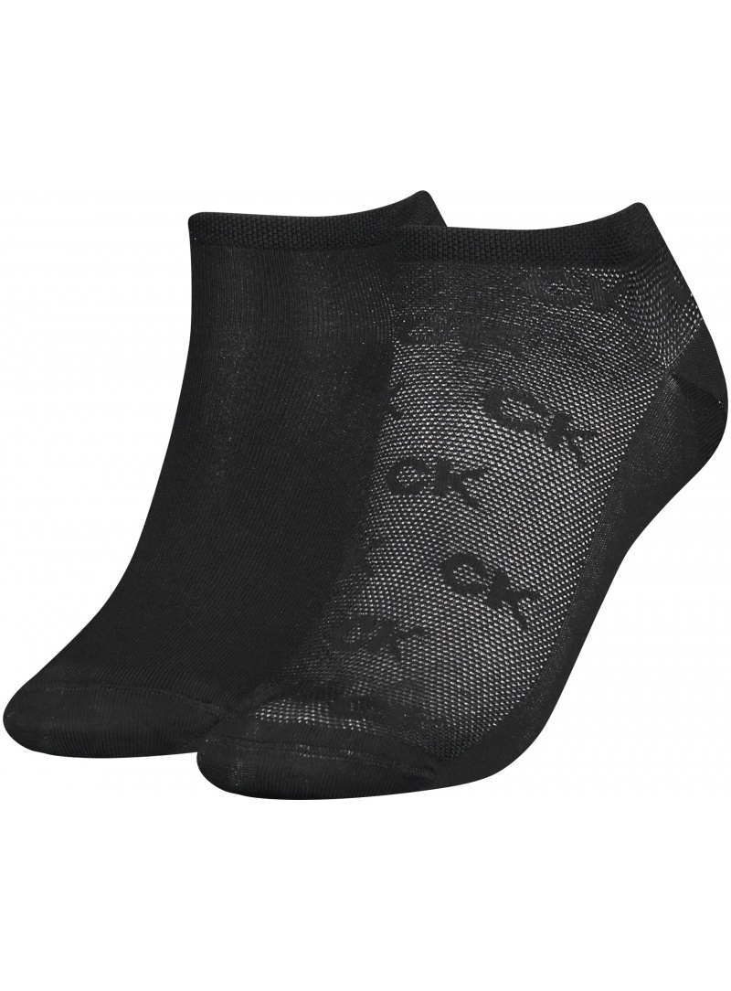 Socks CALVIN KLEIN 701218917 002 CK Women Sneaker 2P Monogram Mesh