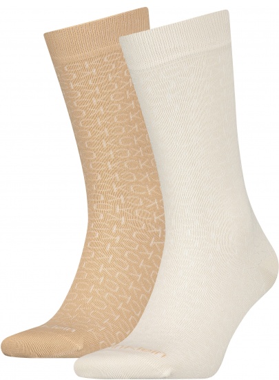 Skarpetki Męskie CALVIN KLEIN 701218951 002 CK Men Sock 2P Mirrored CK Logo