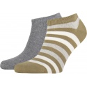 Skarpetki Męskie TOMMY HILFIGER 382000001 023 TH Men Duo Stripe Sneaker 2P