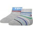 Skarpetki Niemowlęce TOMMY HILFIGER 701218359 003 TH Baby Sock 2P