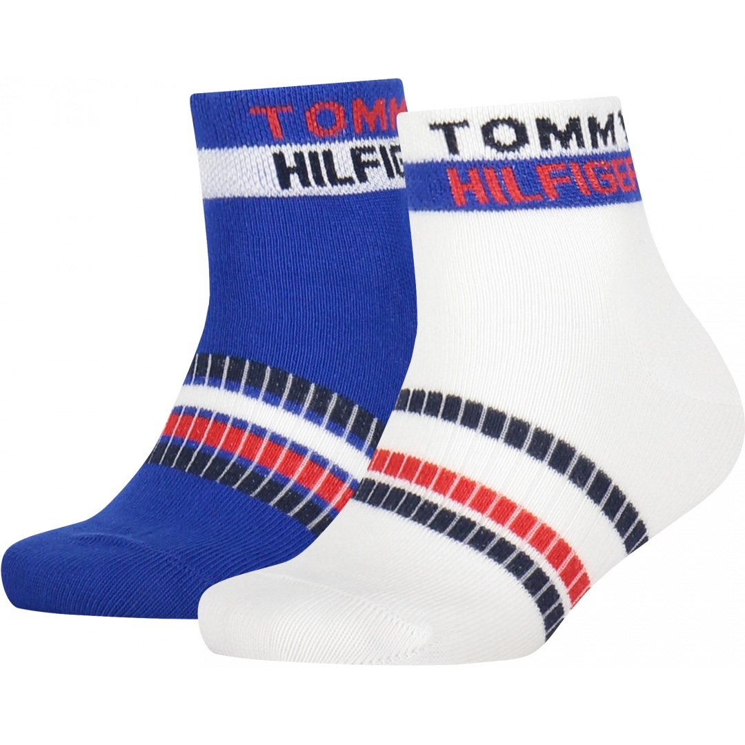 Skarpetki Dziecięce TOMMY HILFIGER 701218369 001 TH Kids Quarter 2P Logo