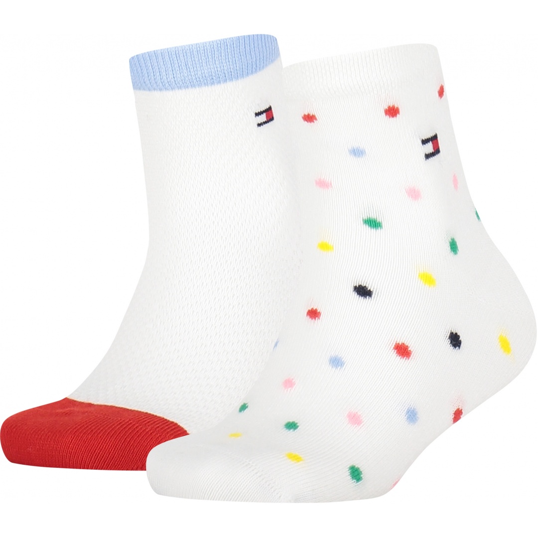 Skarpetki Dziecięce TOMMY HILFIGER 701218370 001 TH Kids Short Sock 2P Dot