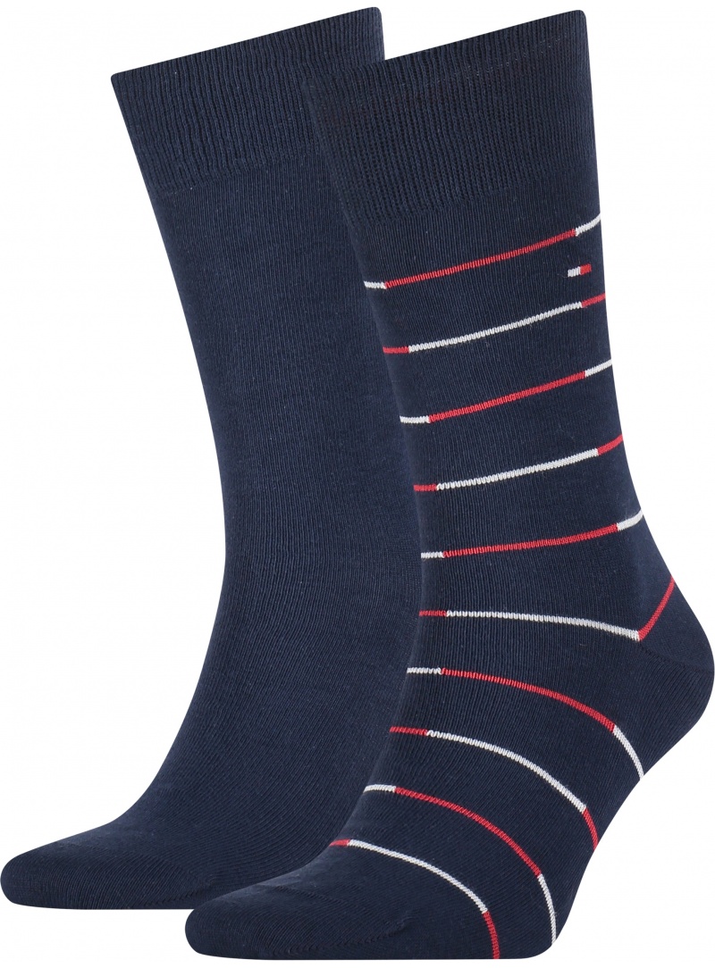 Socks TOMMY HILFIGER 701218382 002 TH Men Sock 2P Tommy Stripe