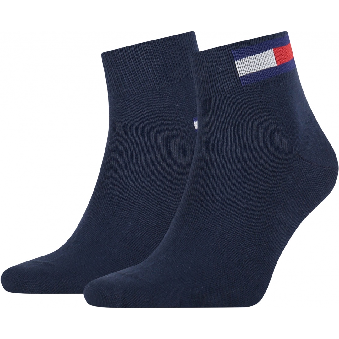 Skarpetki Męskie TOMMY HILFIGER 701218388 002 TH Men Quarter 2P Flag