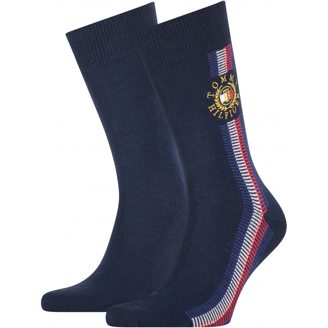 Skarpetki Męskie TOMMY HILFIGER 701219081 002 TH Men Sock 2P Global Ribbon