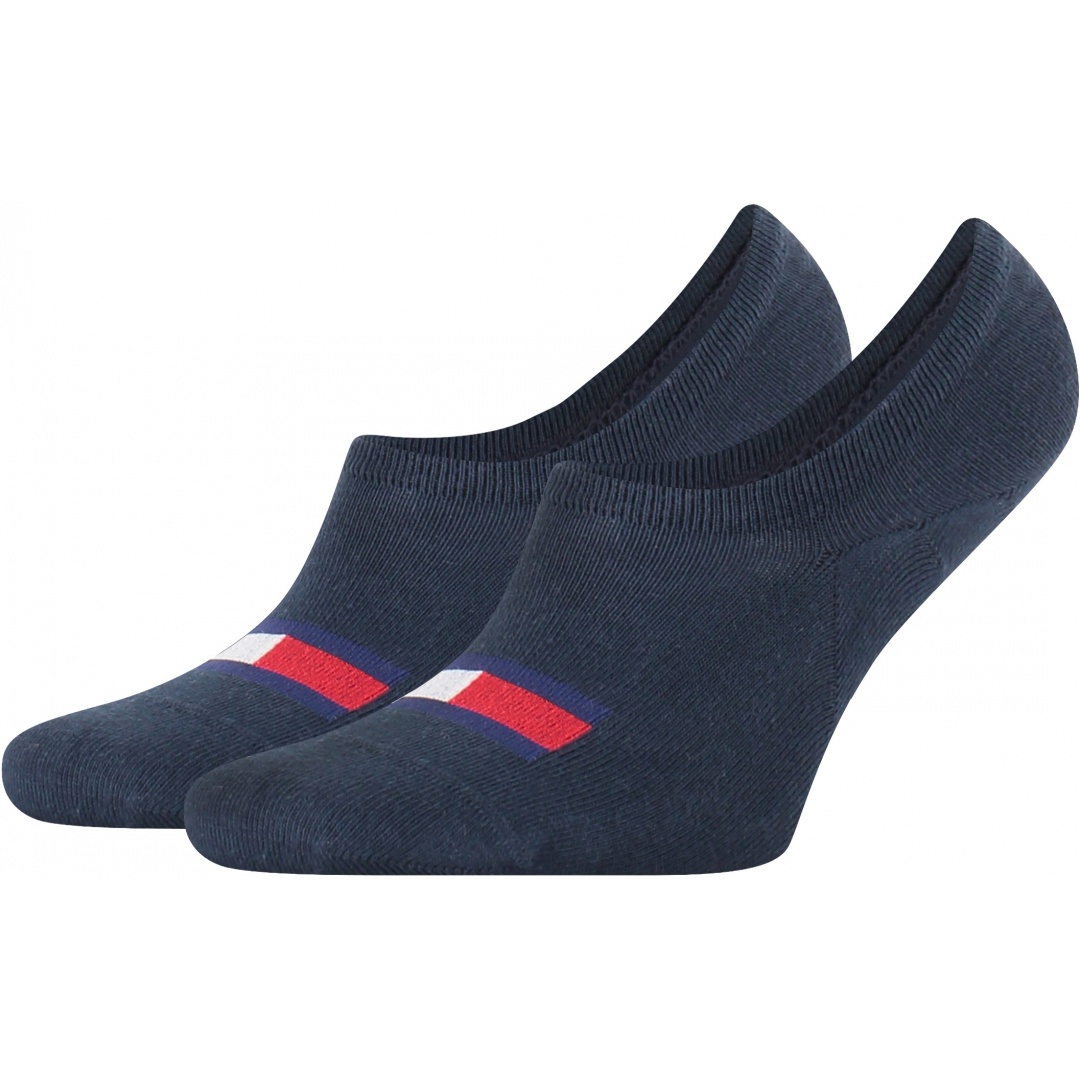 Skarpetki Uniseks TOMMY HILFIGER 701219137 002 TH Footie High Cut 2P Flag