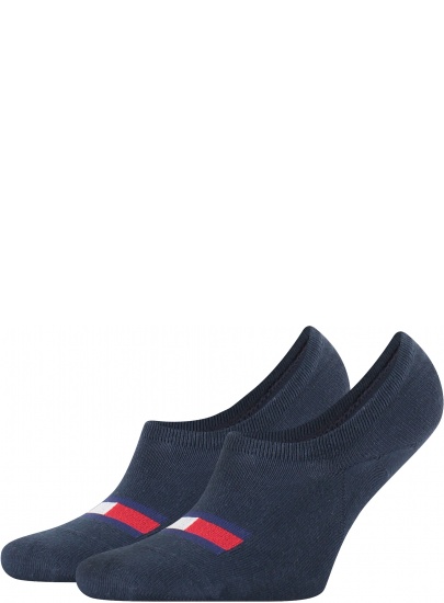 Skarpetki Uniseks TOMMY HILFIGER 701219137 002 TH Footie High Cut 2P Flag