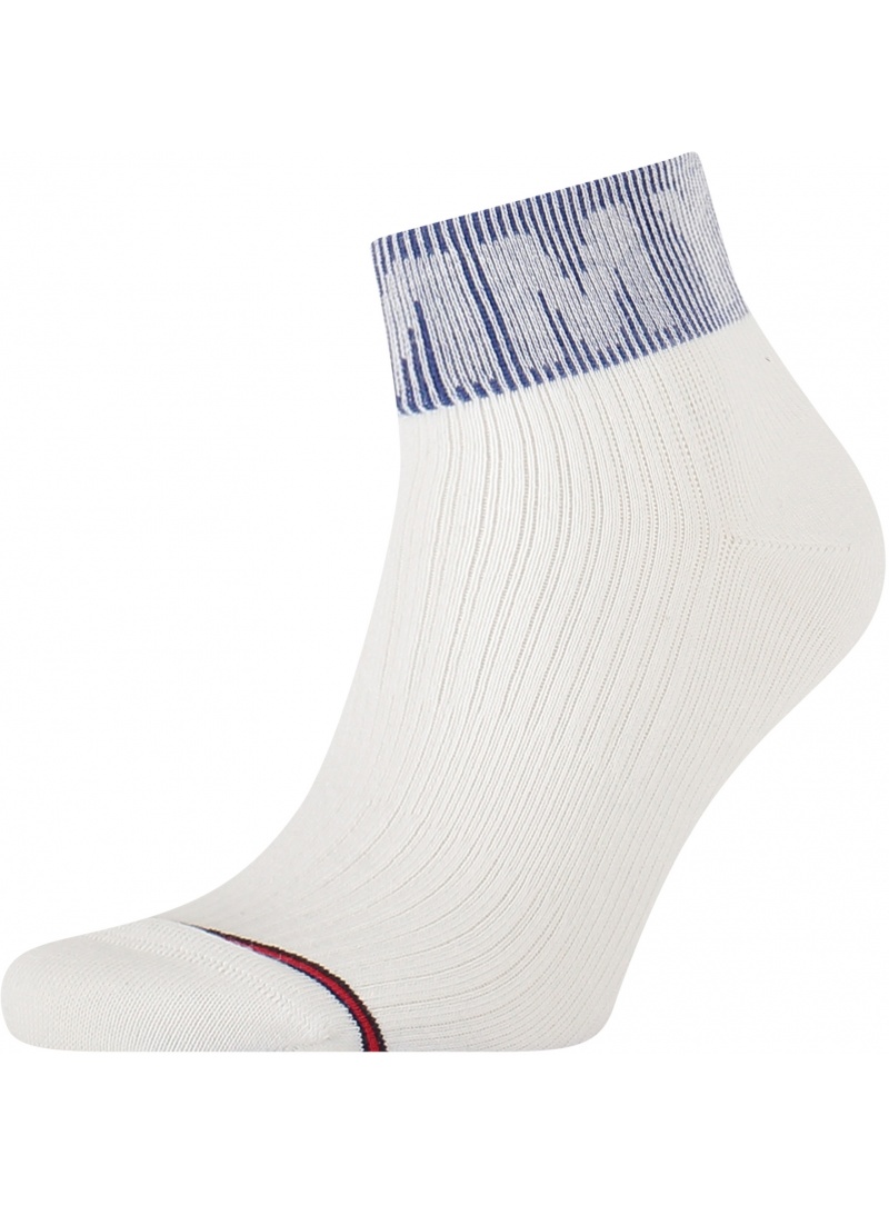 Socks TOMMY JEANS 701218419 001 TJ Quarter 1P Logo Rib