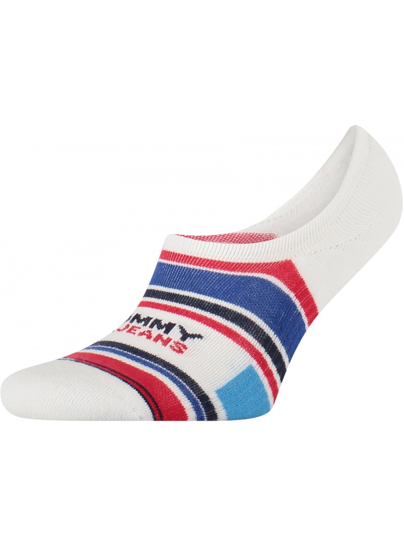 Socks TOMMY JEANS 701219331 001 TJ No Show High Cut 1P Multicolor Stripe