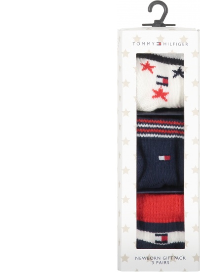 Skarpetki Niemowlęce TOMMY HILFIGER 701218363 001 TH Baby Sock 3P Newborn