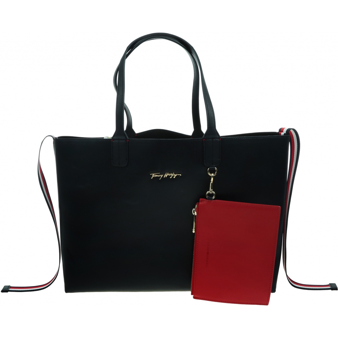Torebka TOMMY HILFIGER Iconic Tommy Tote AW0AW10932 DW5