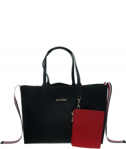Torebka TOMMY HILFIGER Iconic Tommy Tote AW0AW10932 DW5
