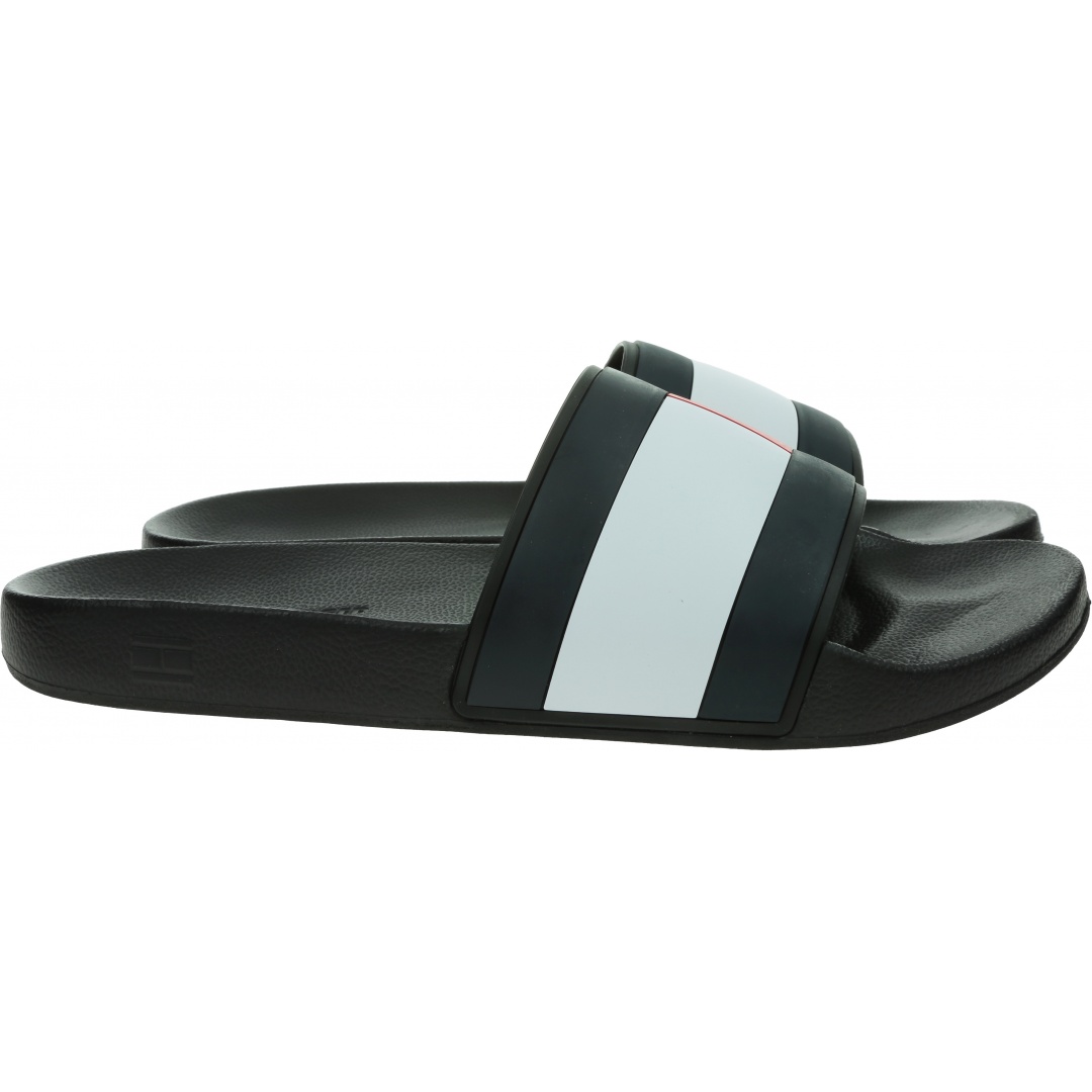 Klapki Męskie TOMMY HILFIGER Rubber Th Flag Pool FM0FM04263 BDS