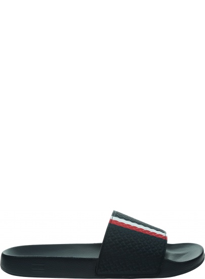 Klapki Męskie TOMMY HILFIGER Corporate Monogram Pool Slide FM0FM03975 DW5