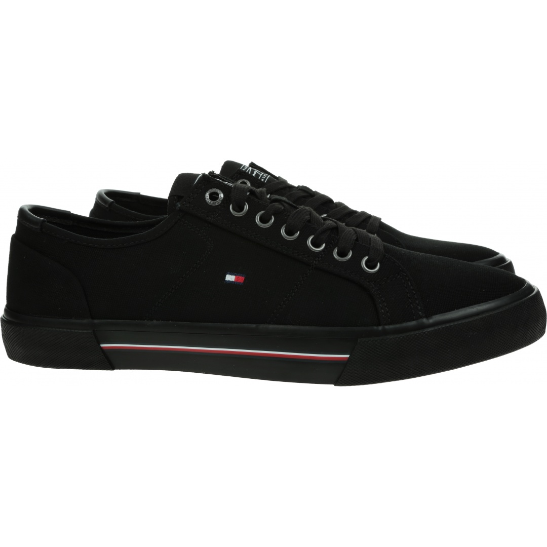 Trampki Męskie TOMMY HILFIGER Core Corporate Canvas Vulc FM0FM04000 BDS