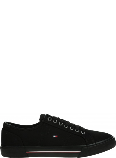 Trampki Męskie TOMMY HILFIGER Core Corporate Canvas Vulc FM0FM04000 BDS