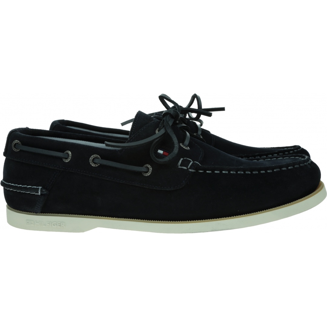 Mokasyny Męskie TOMMY HILFIGER Classic Suede Boatshoe FM0FM02736 DW5