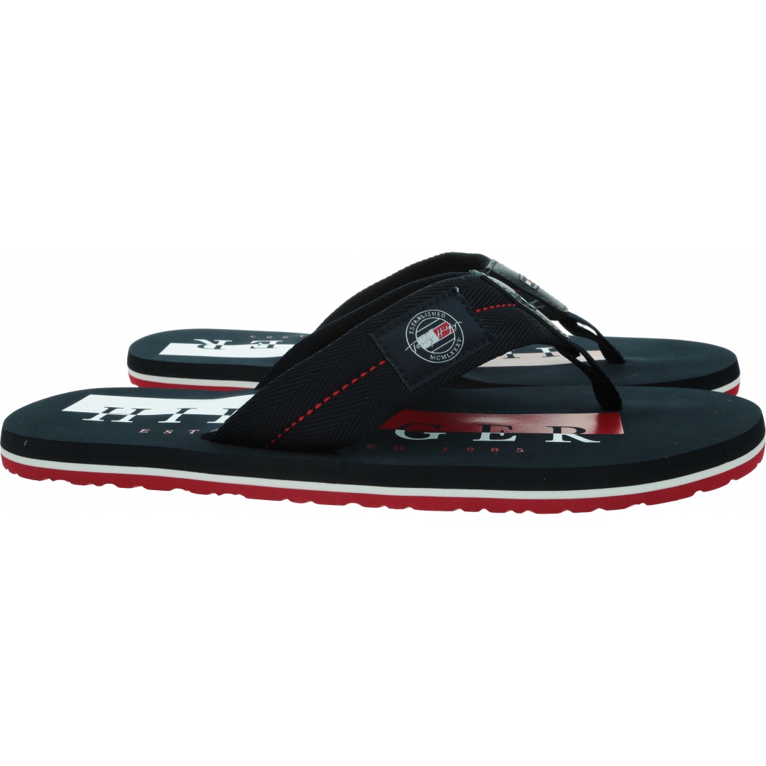 Japonki Męskie TOMMY HILFIGER Corporate Hilfiger FM0FM03981 DW5