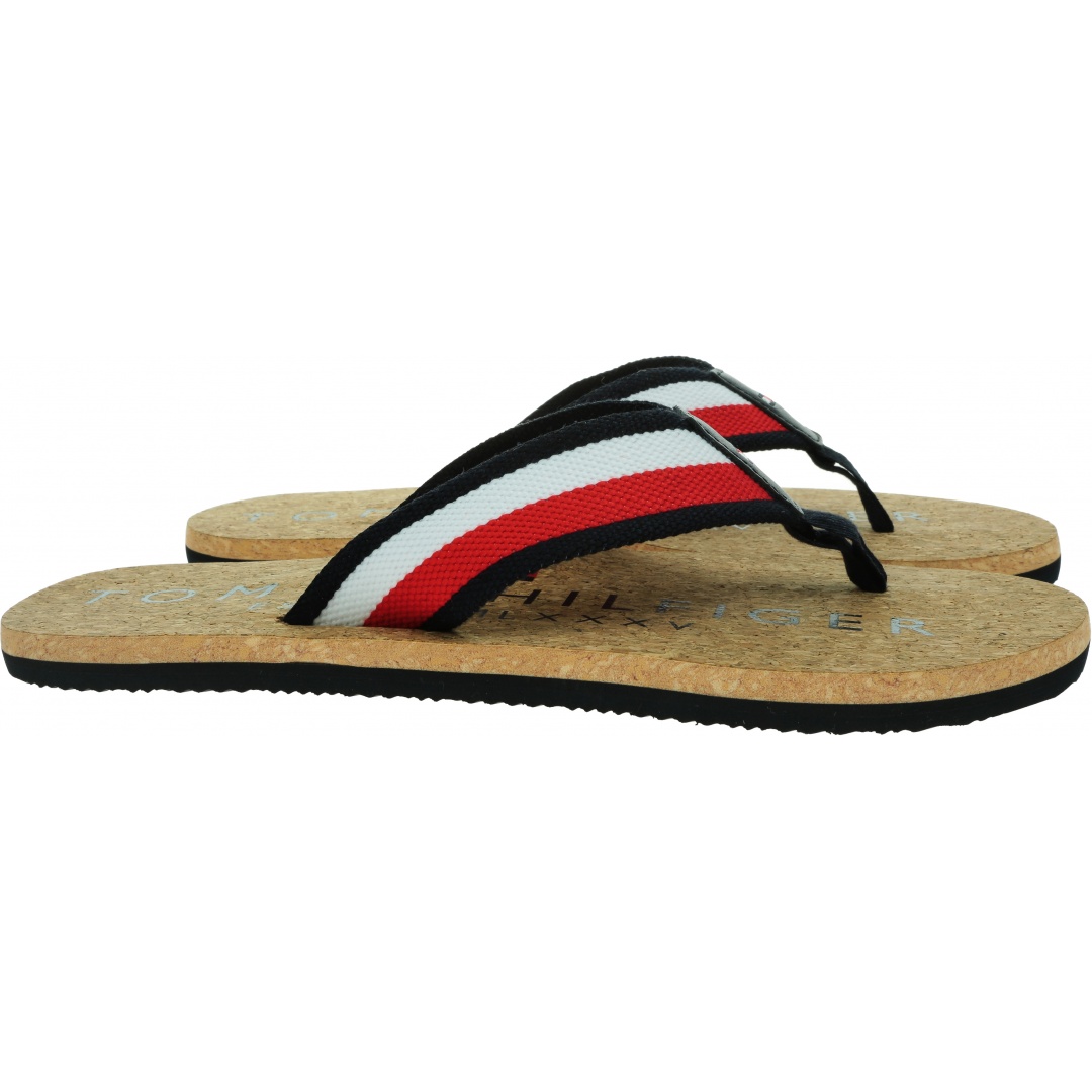 Japonki Męskie TOMMY HILFIGER Cork Beach Sandal FM0FM03986 0GY