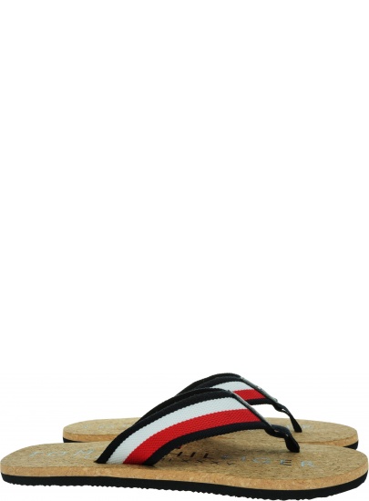 Japonki Męskie TOMMY HILFIGER Cork Beach Sandal FM0FM03986 0GY