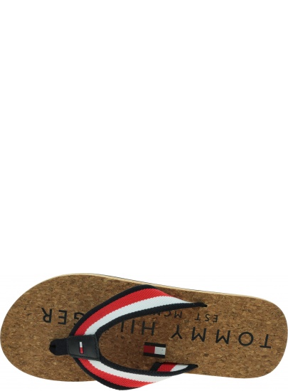 Japonki Męskie TOMMY HILFIGER Cork Beach Sandal FM0FM03986 0GY