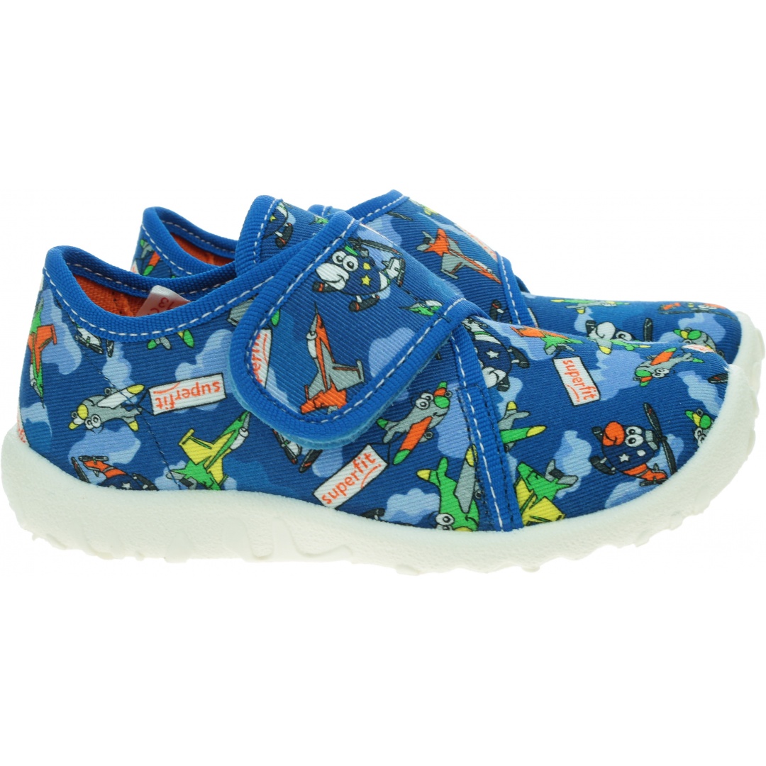 Kapcie z Samolotem SUPERFIT Spotty 1-009246-8050