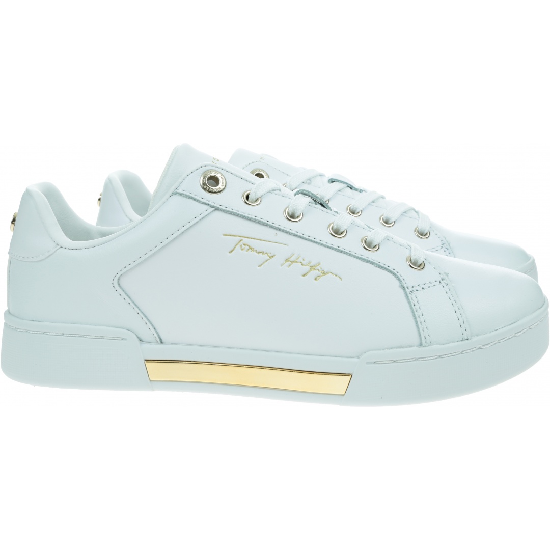 Białe Sneakersy TOMMY HILFIGER Th Elevated Sneaker FW0FW06454 White YBR