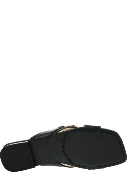 Skórzane Klapki GUESS Sameya FL6SAMLEM03 BLACK