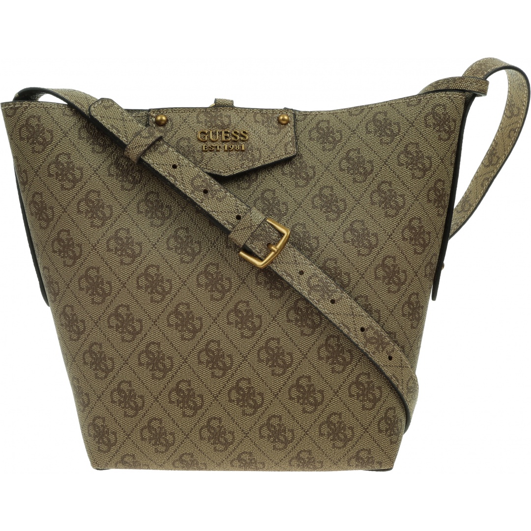 Logowana Torebka GUESS Eco Brenton Bucket HWESB839001 LTL