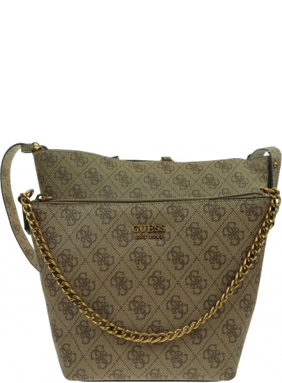 Logowana Torebka GUESS Eco Brenton Bucket HWESB839001 LTL