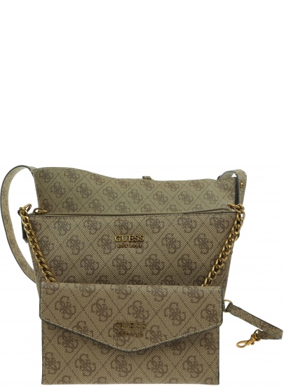 Logowana Torebka GUESS Eco Brenton Bucket HWESB839001 LTL