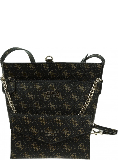 Logowana Torebka GUESS Eco Brenton Bucket HWESG839001 BNL