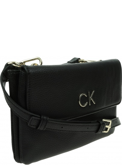 Torebka CALVIN KLEIN Re-Lock Dbl Crossbody Bag K60K609140 BAX