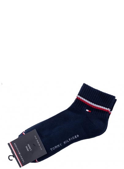 Skarpetki Męskie 100001094 322 TOMMY HILFIGER Men Iconic Quarter (2-pak)