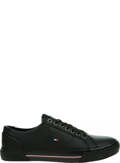 Trampki Męskie TOMMY HILFIGER Core Corporate Leather Vulc FM0FM03999 BDS